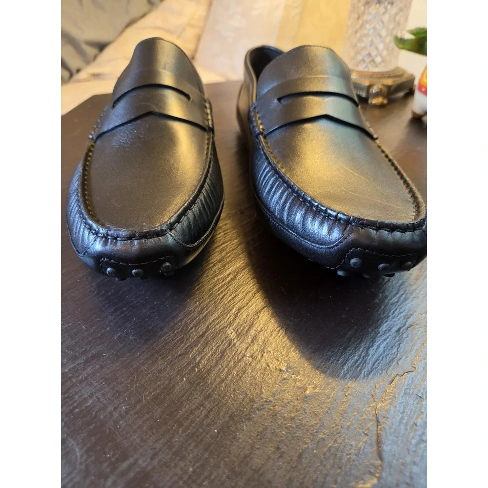 Cole Haan Men's Hall Grand Penny Driver Black Leather Size 9.5M C41767 NEW! $130